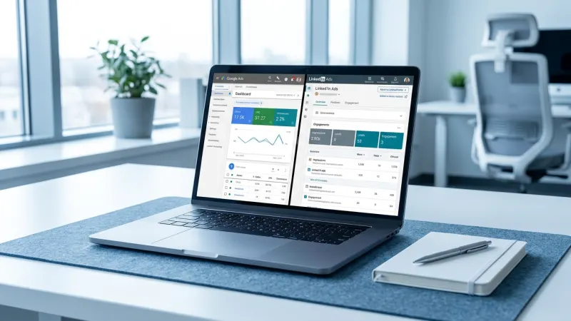 B2B Advertising Budget: Google Ads vs LinkedIn Ads ROI