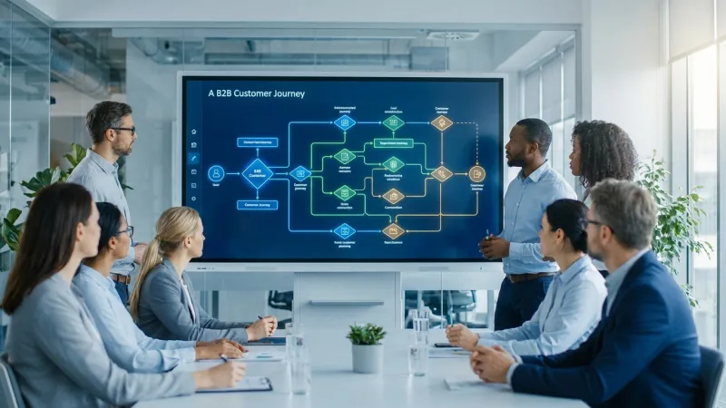 B2B Customer Journey Mapping: 5-Step Framework for Buyer Path