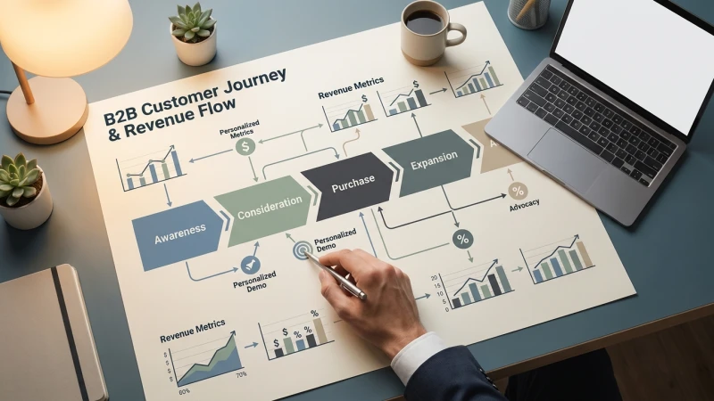 B2B Journey Mapping: Visualize Buyer Paths, Drive 54% Higher ROI