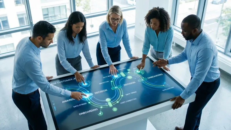 Boost B2B Conversions 54%: Customer Journey Mapping Guide