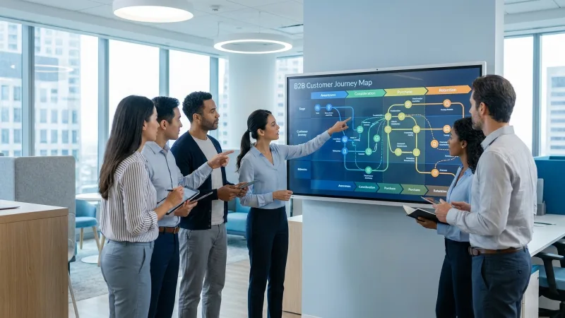 Map B2B Customer Journey: 7 Stages for 3.2x Faster Deals