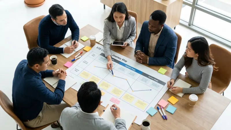 B2B Customer Journey Mapping: Drive Revenue with a 5-Step Framework