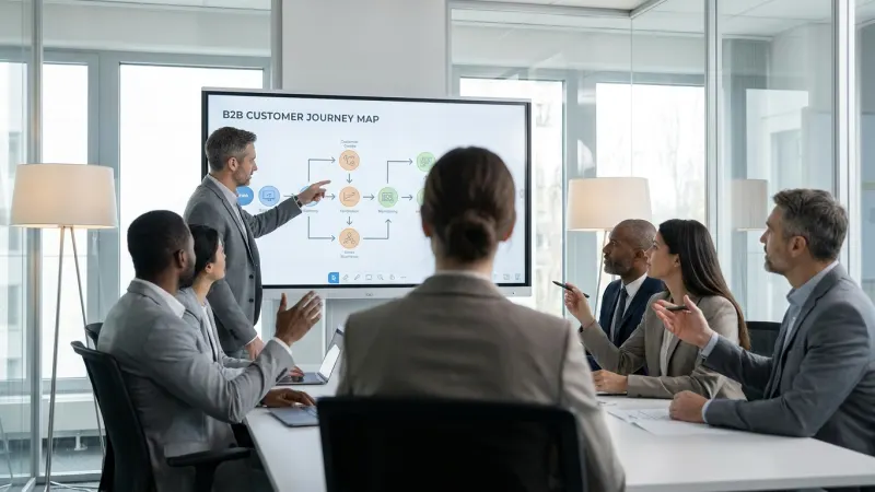 B2B Customer Journey Mapping: Visualize and Improve Buyer Path